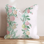 Floral Doodle Chic Throw Pillow - Hillcroft Home