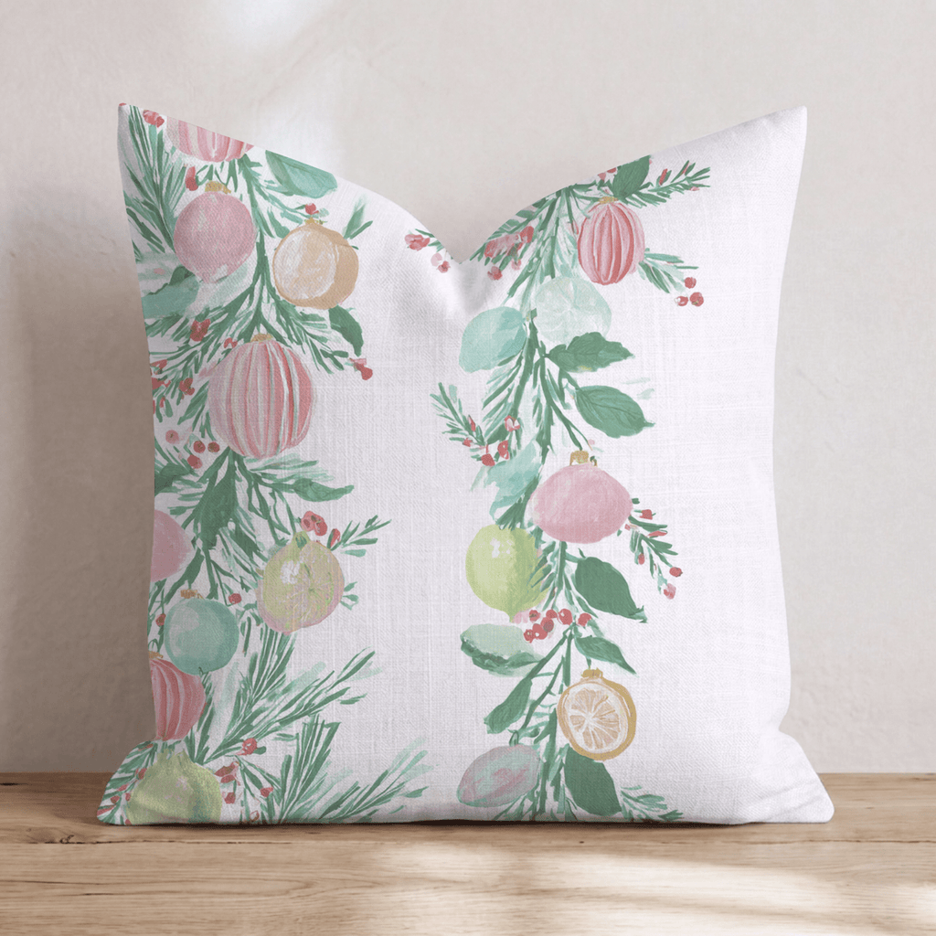 Floral Doodle Chic Throw Pillow - Hillcroft Home