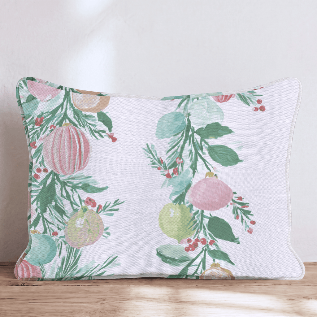 Floral Doodle Chic Throw Pillow - Hillcroft Home