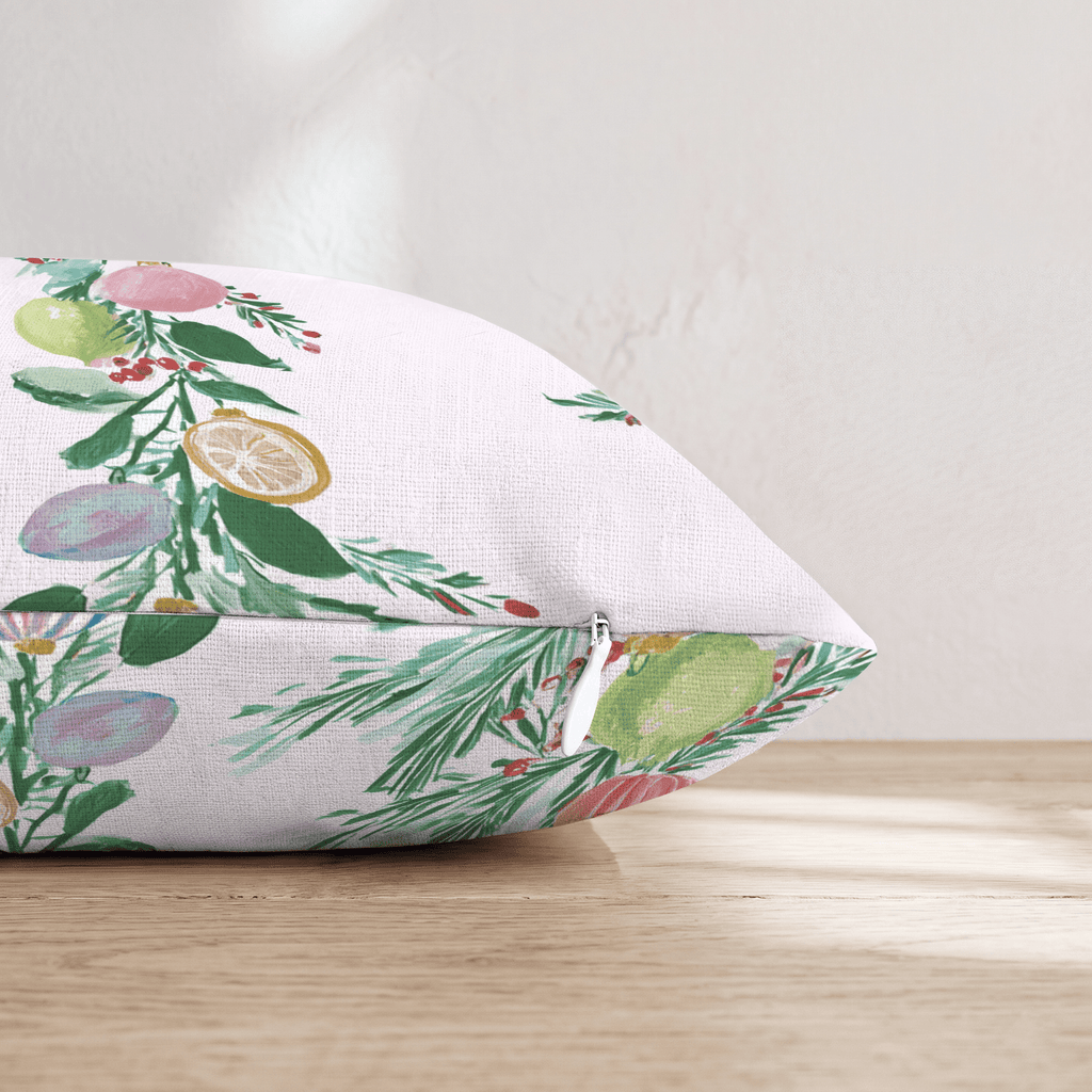 Floral Doodle Chic Throw Pillow - Hillcroft Home