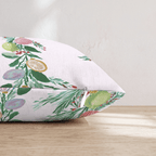 Floral Doodle Chic Throw Pillow - Hillcroft Home