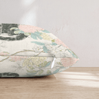 Floral Feline Throw Pillow - Hillcroft Home