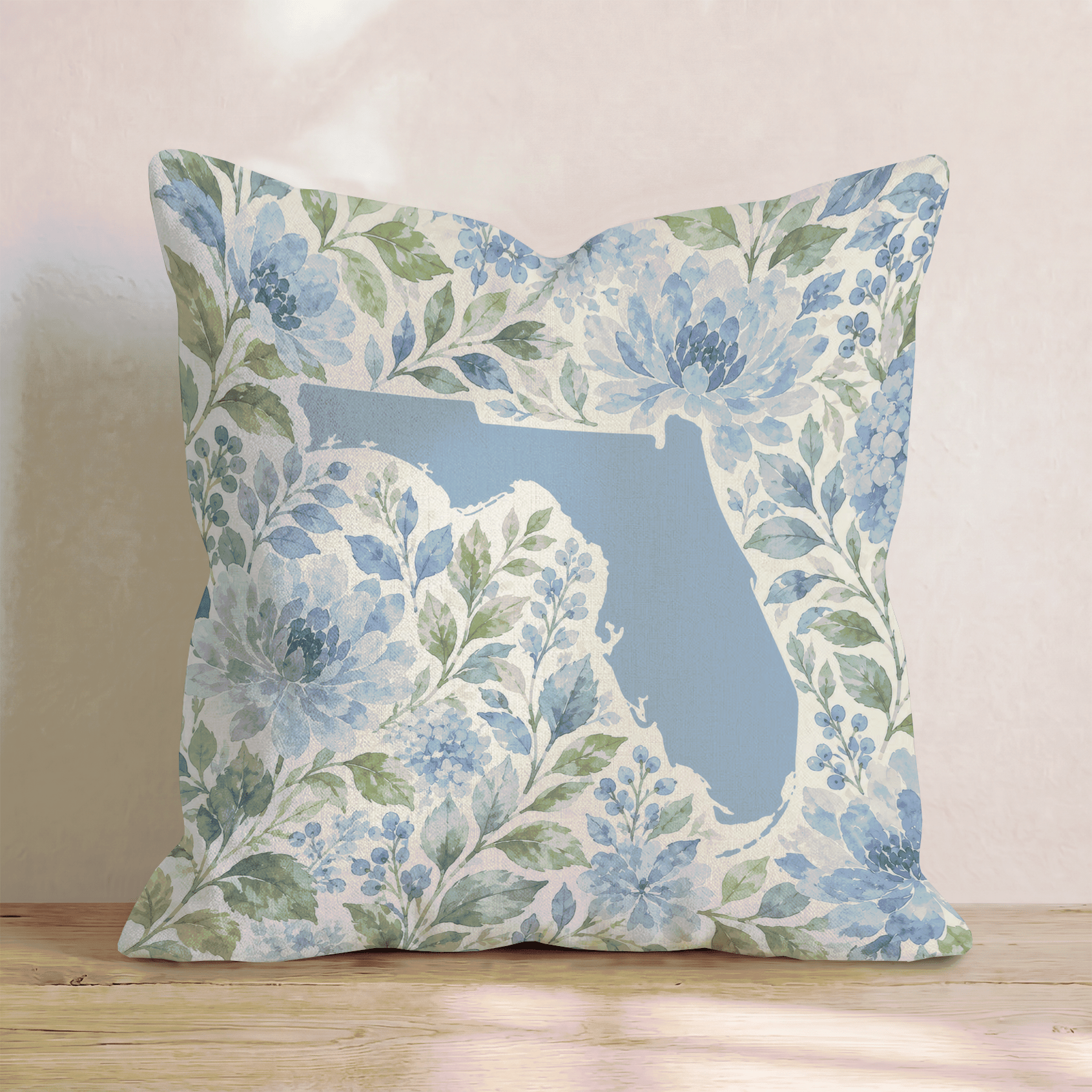 Floral Florida Throw Pillow - Hillcroft Home