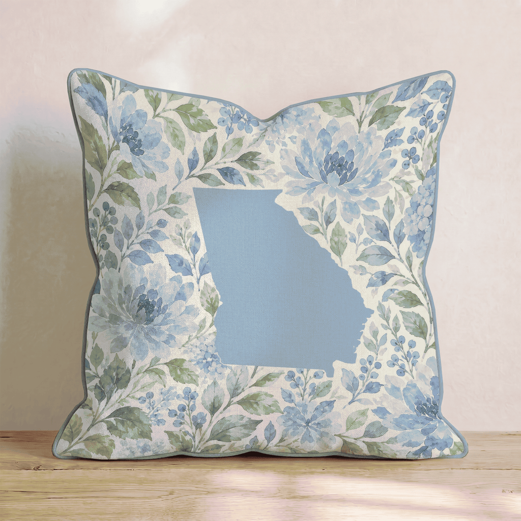 Floral Georgia Throw Pillow - Hillcroft Home