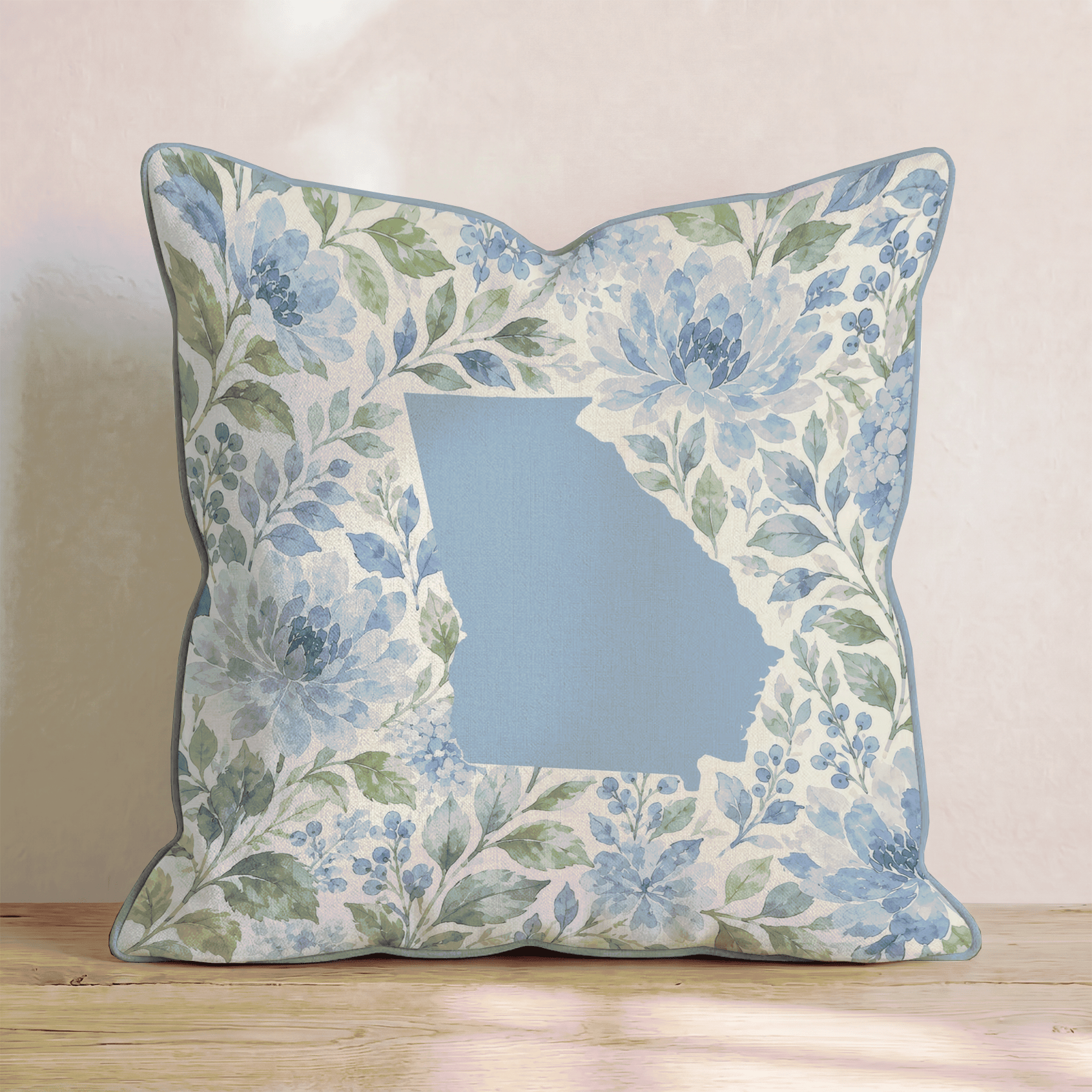 Floral Georgia Throw Pillow - Hillcroft Home