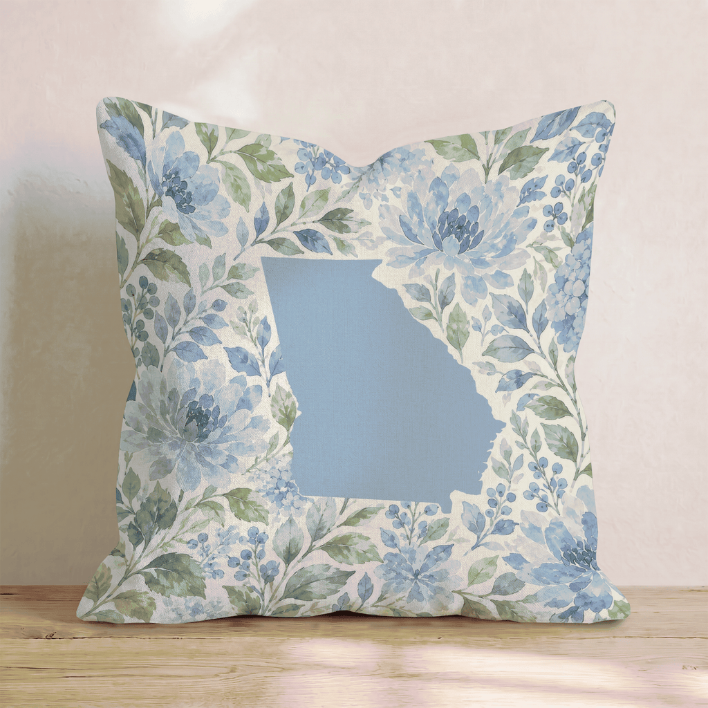 Floral Georgia Throw Pillow - Hillcroft Home