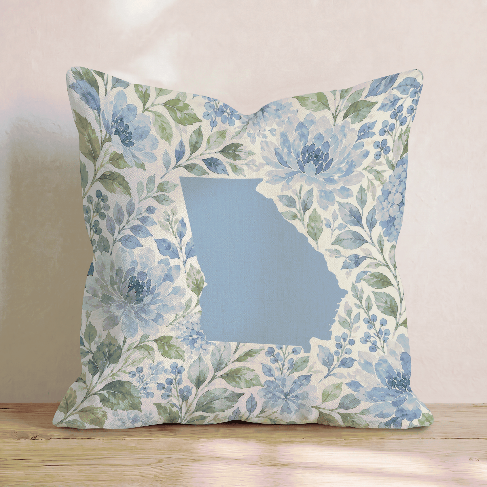 Floral Georgia Throw Pillow - Hillcroft Home