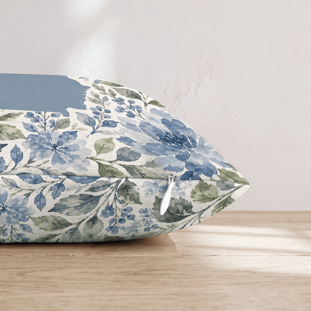 Floral Georgia Throw Pillow - Hillcroft Home