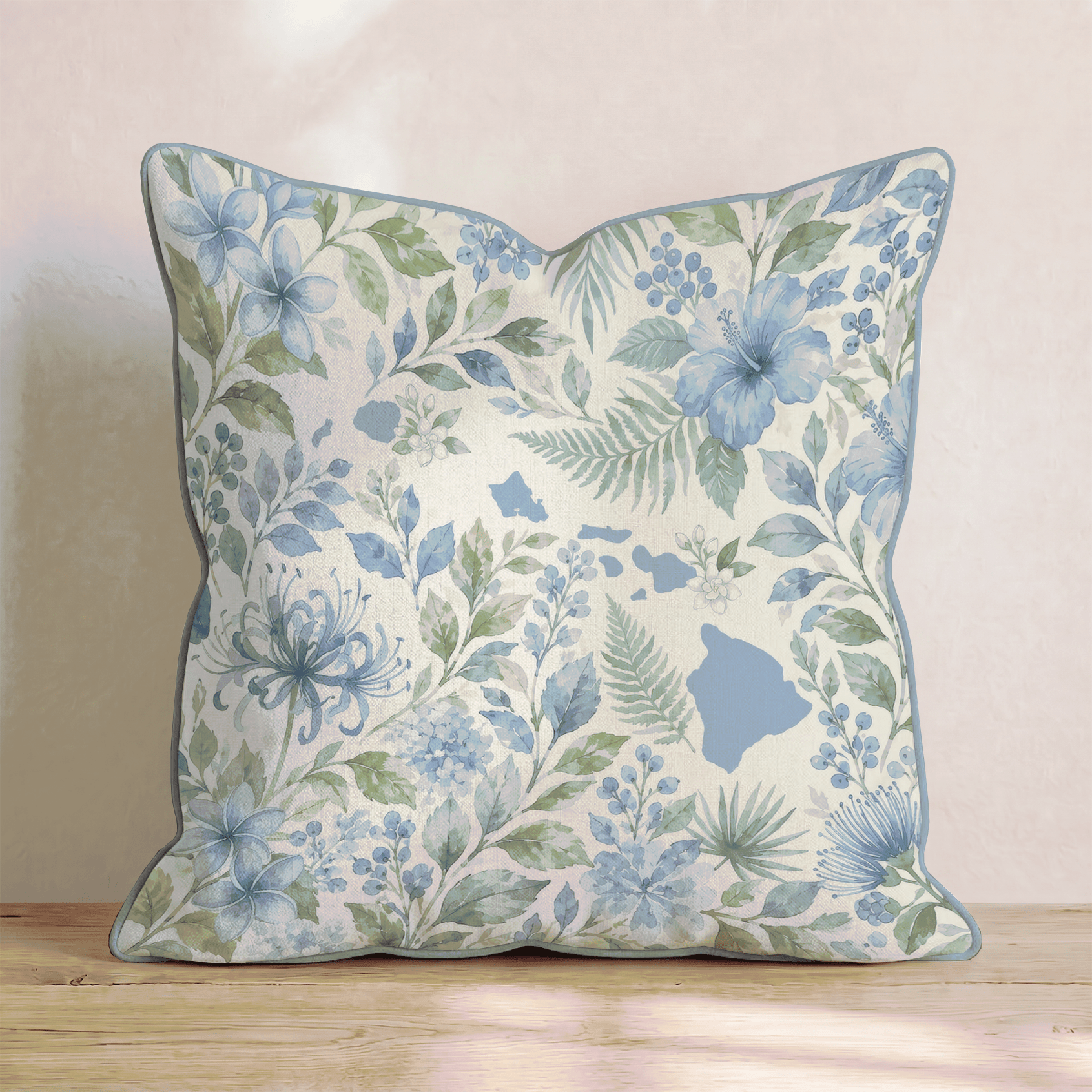 Floral Hawaii Throw Pillow - Hillcroft Home