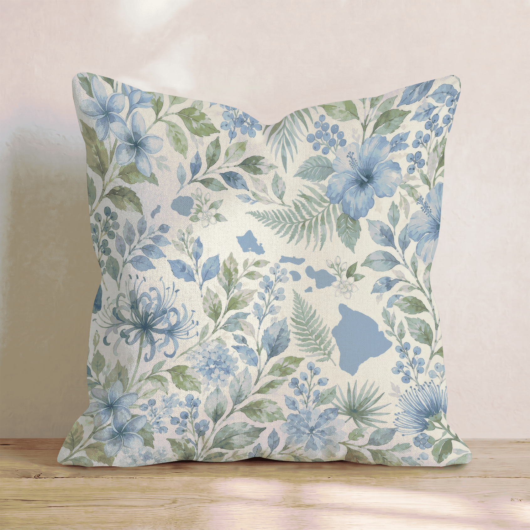 Floral Hawaii Throw Pillow - Hillcroft Home