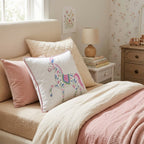 Floral Horse Throw Pillow - Hillcroft Home