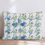 Floral Houndstooth Throw Pillow - Hillcroft Home