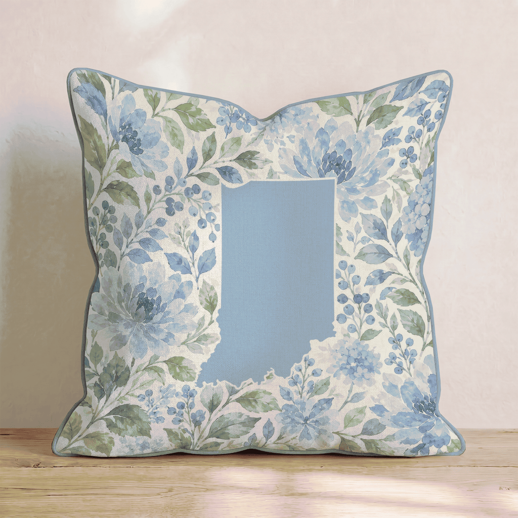 Floral Indiana Throw Pillow - Hillcroft Home