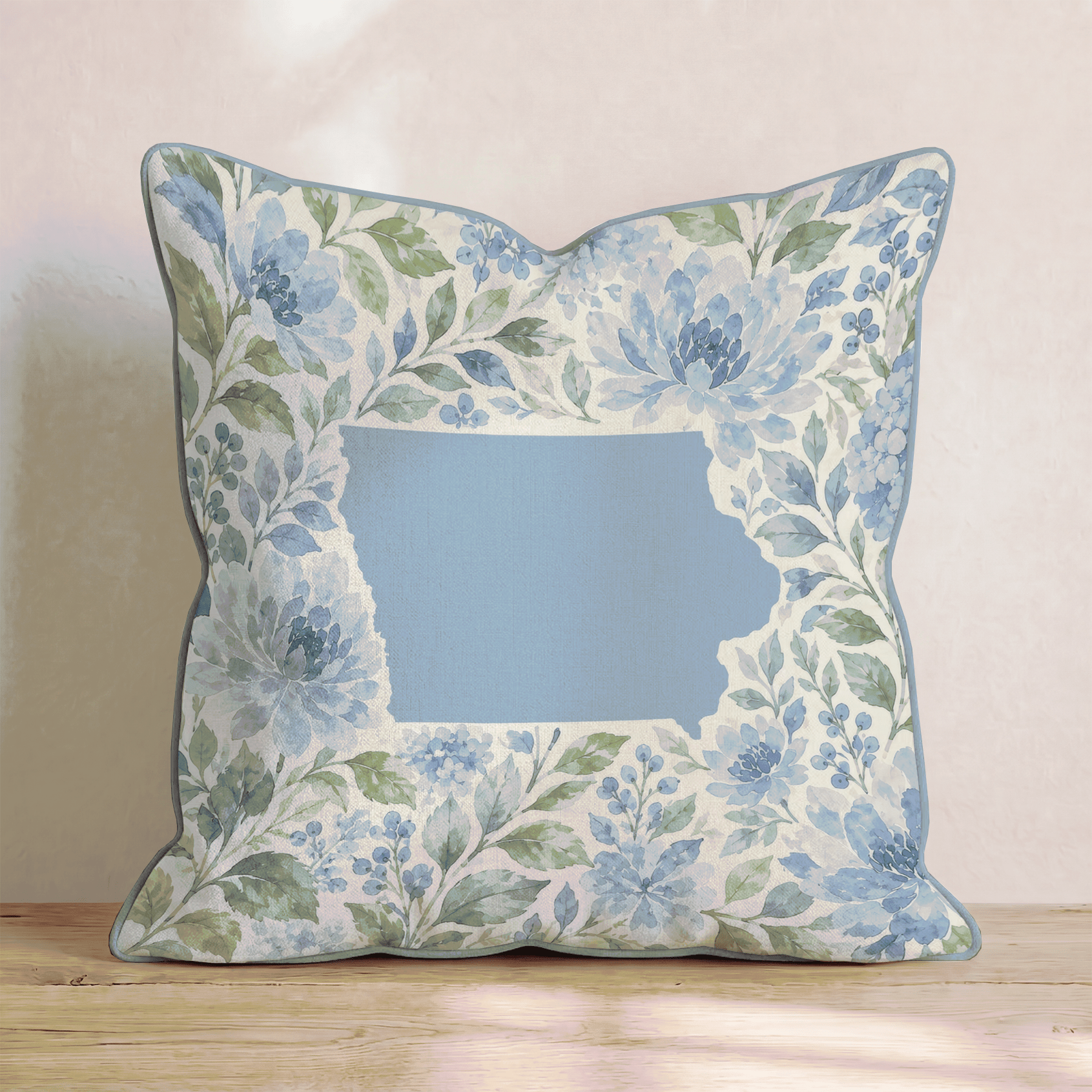 Floral Iowa Throw Pillow - Hillcroft Home