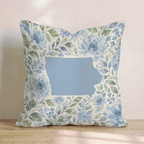 Floral Iowa Throw Pillow - Hillcroft Home