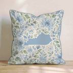 Floral Kentucky Throw Pillow - Hillcroft Home