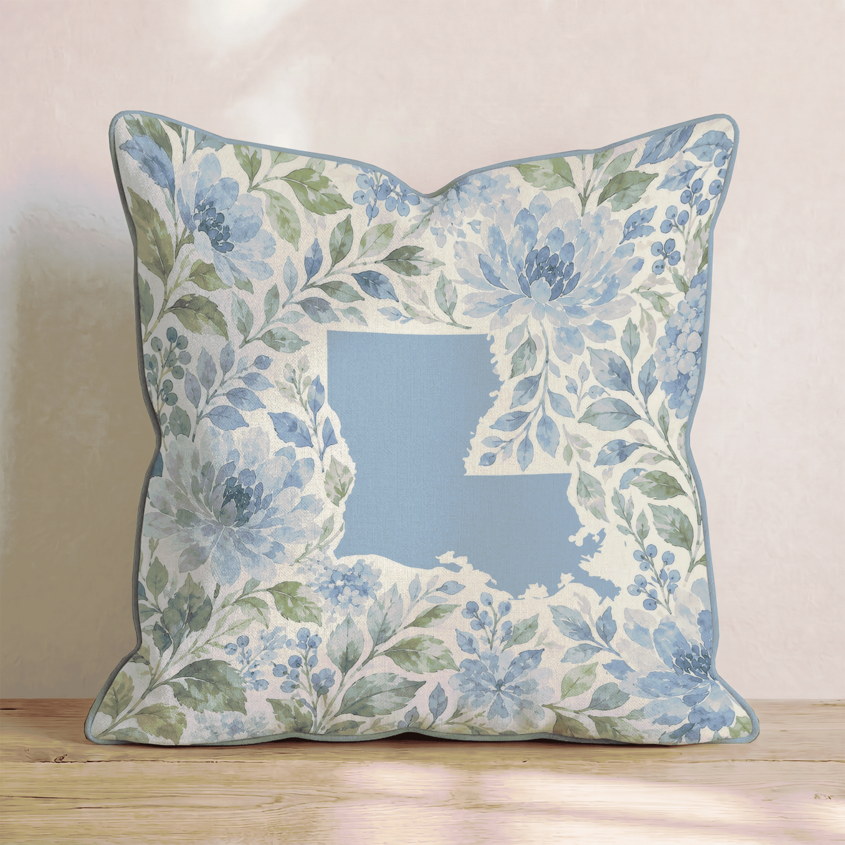 Floral Louisiana Throw Pillow - Hillcroft Home