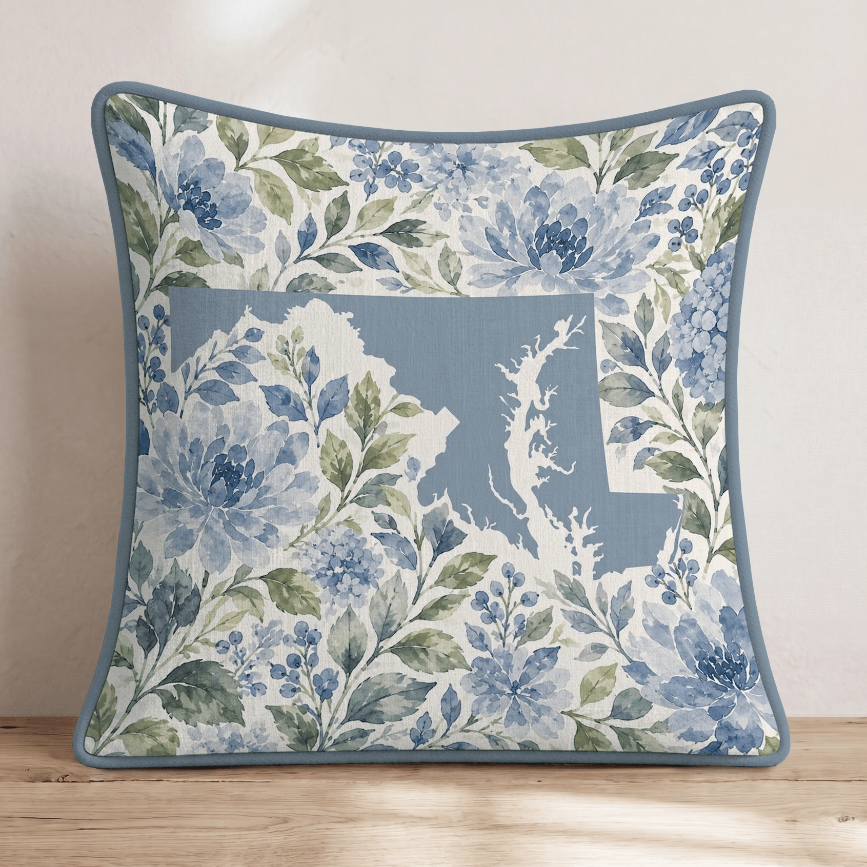 Floral Maryland Throw Pillow - Hillcroft Home