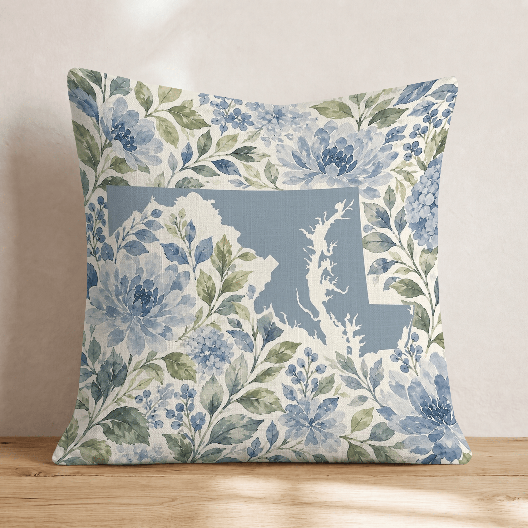 Floral Maryland Throw Pillow - Hillcroft Home