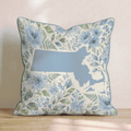 Floral Massachusetts Throw Pillow - Hillcroft Home