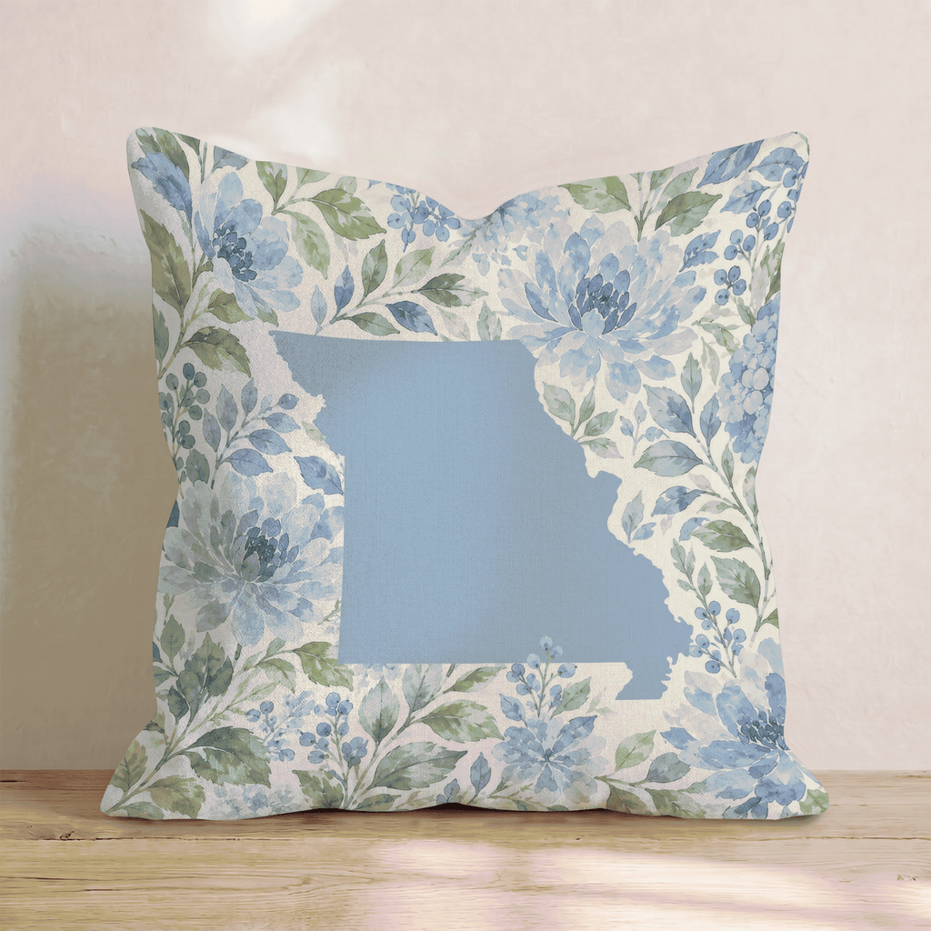 Floral Missouri Throw Pillow - Hillcroft Home
