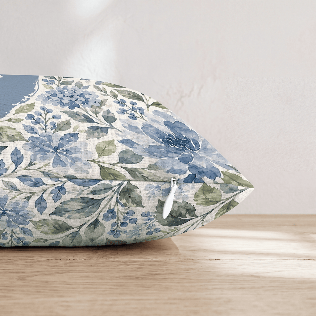 Floral New Jersey Throw Pillow - Hillcroft Home