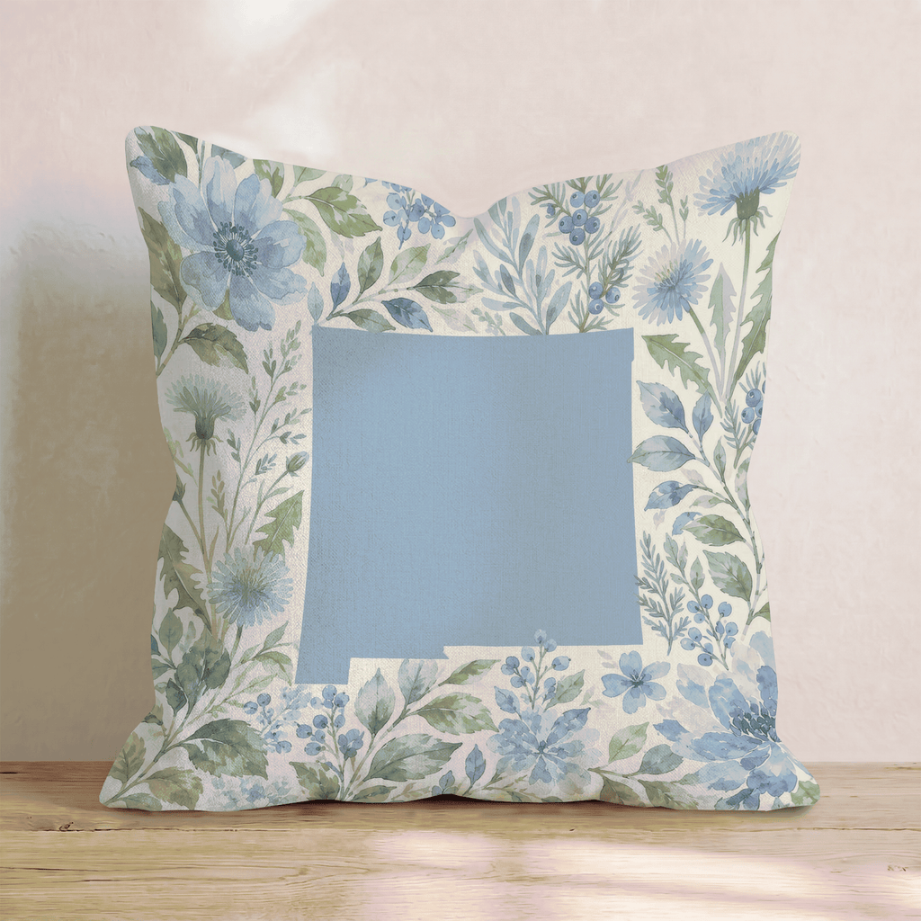 Floral New Mexico Throw Pillow - Hillcroft Home