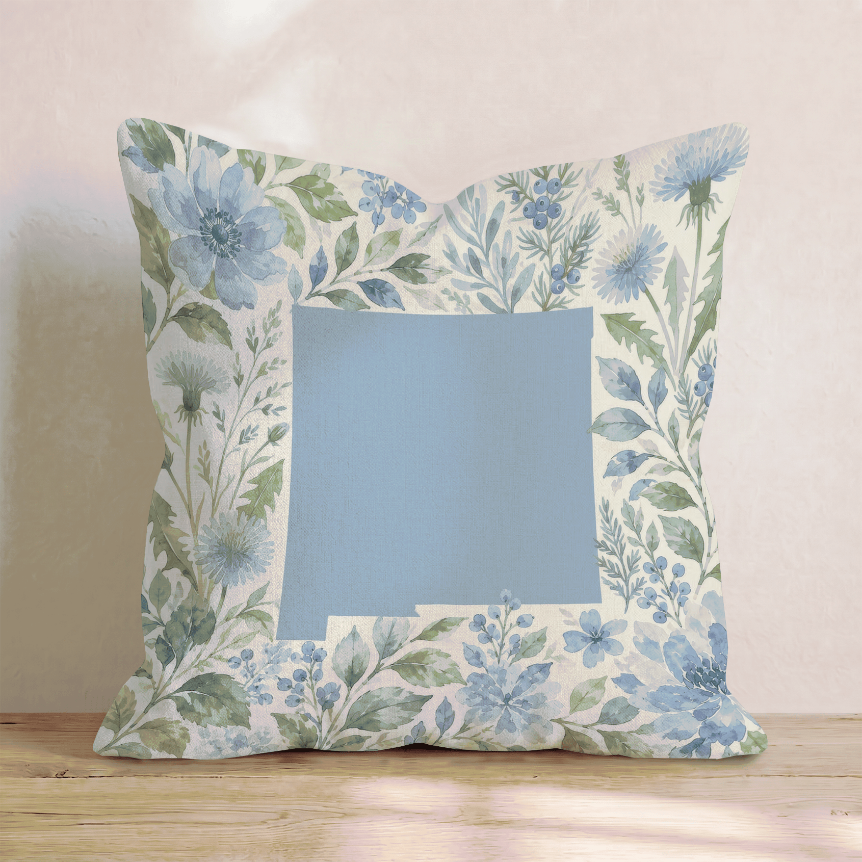 Floral New Mexico Throw Pillow - Hillcroft Home
