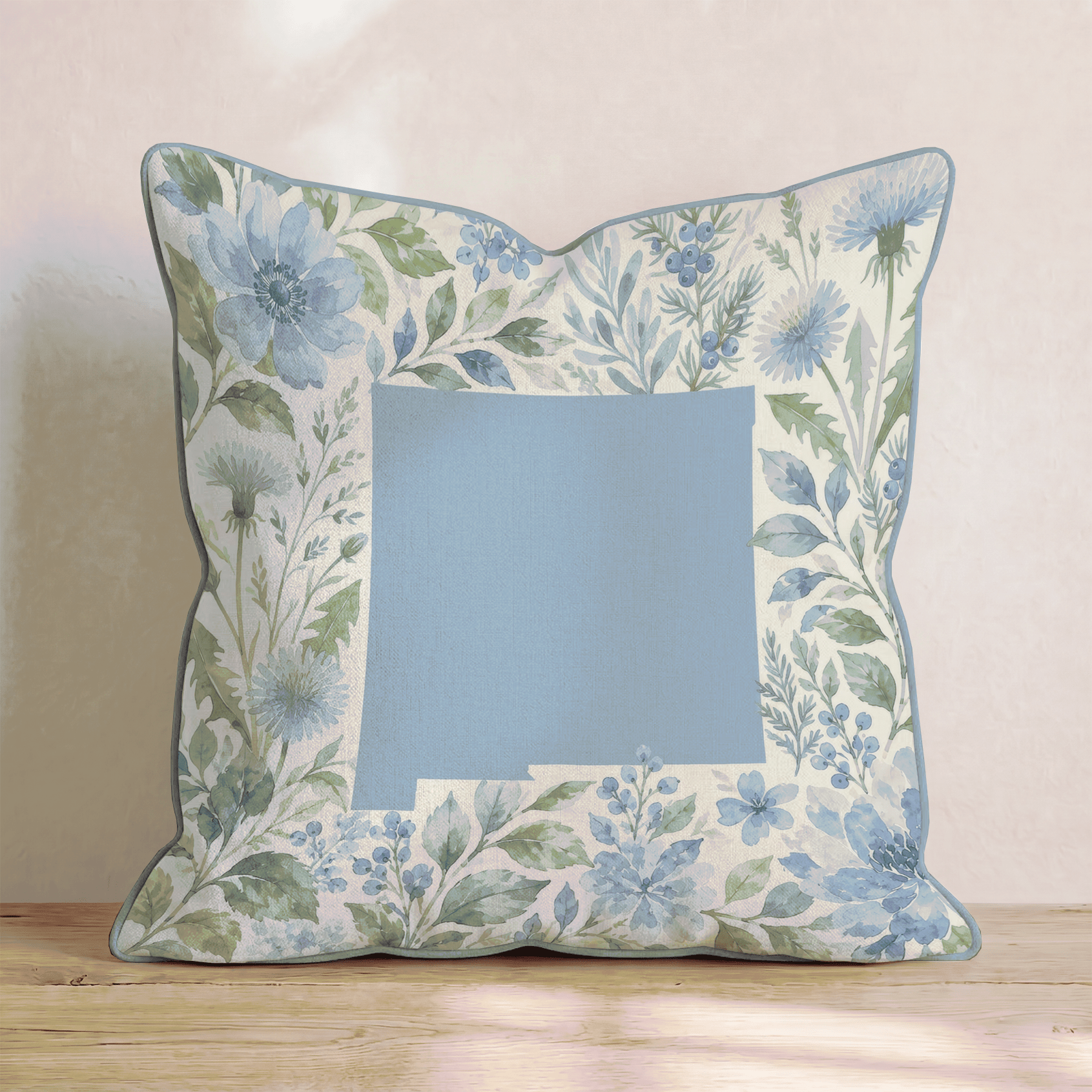 Floral New Mexico Throw Pillow - Hillcroft Home