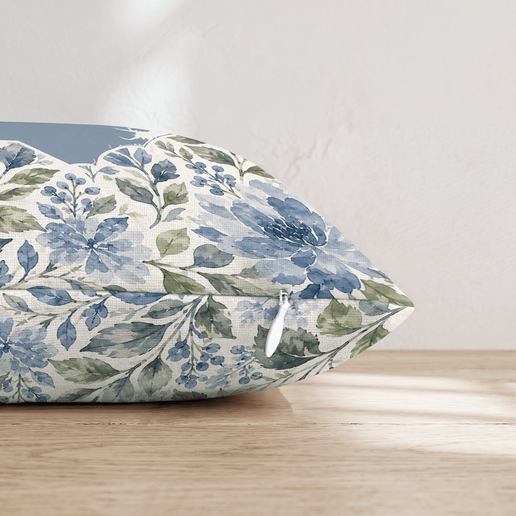 Floral North Carolina Throw Pillow - Hillcroft Home
