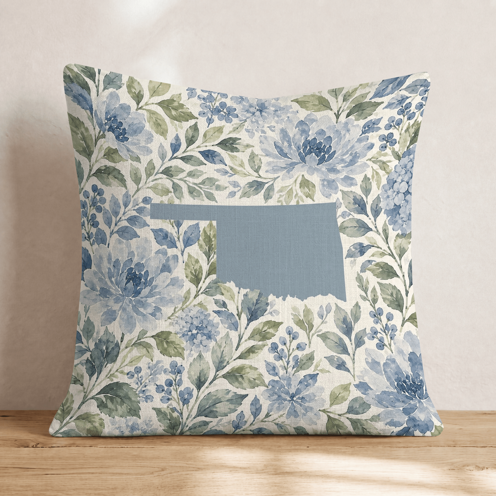 Floral Oklahoma Throw Pillow - Hillcroft Home
