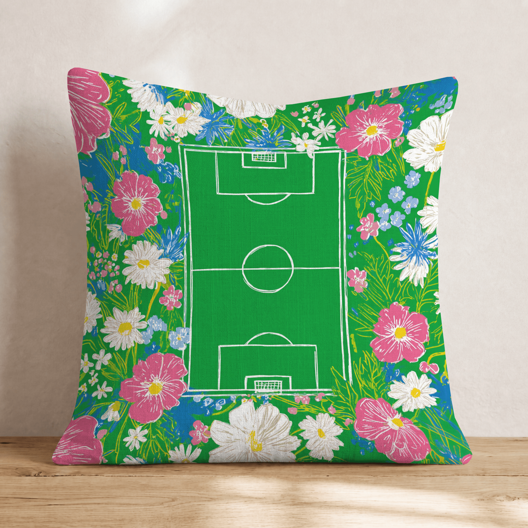Floral Pitch Throw Pillow - Hillcroft Home