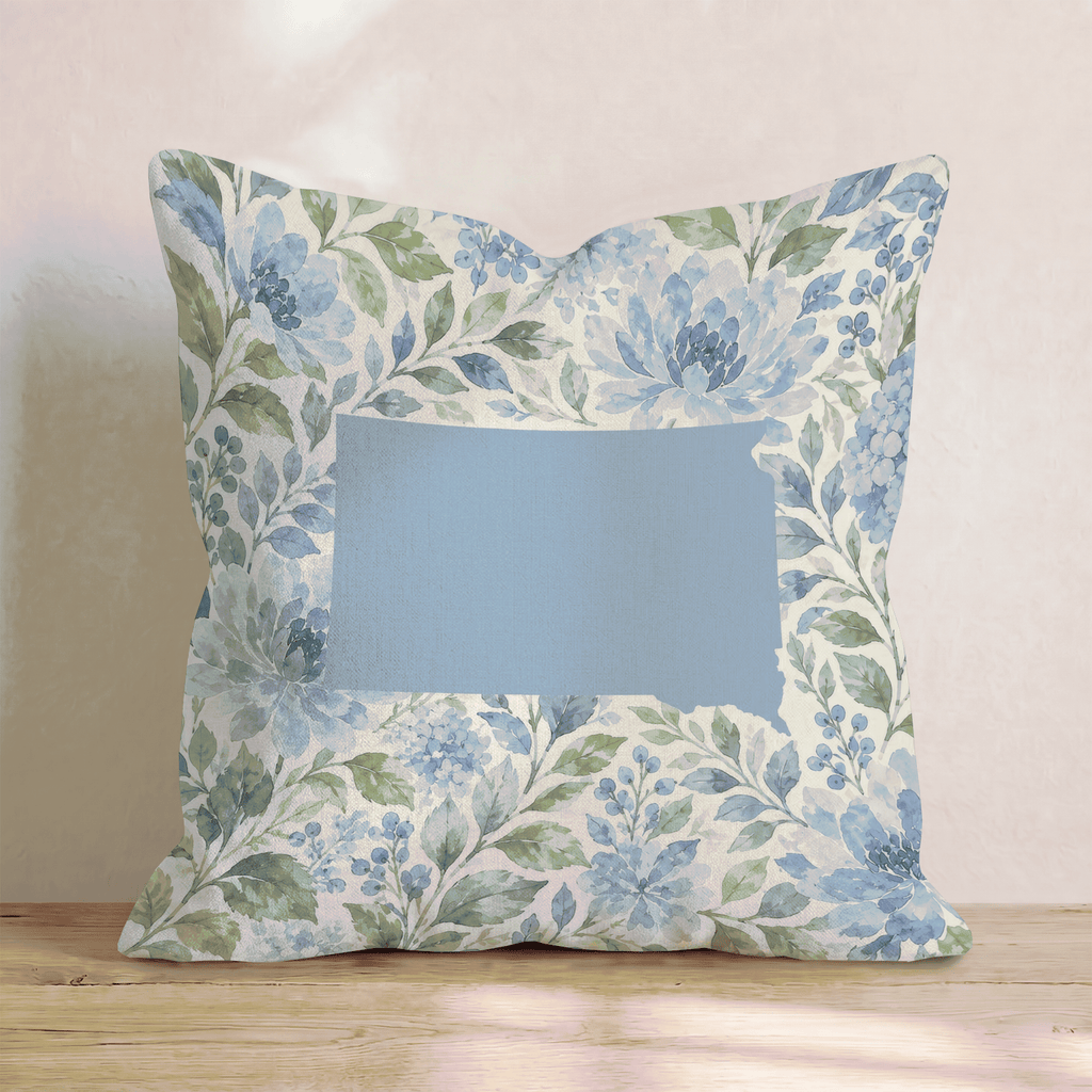 Floral South Dakota Throw Pillow - Hillcroft Home