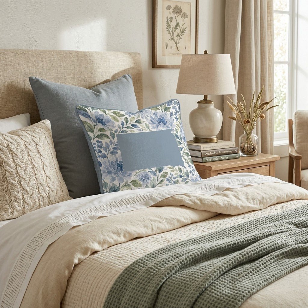 Floral South Dakota Throw Pillow - Hillcroft Home