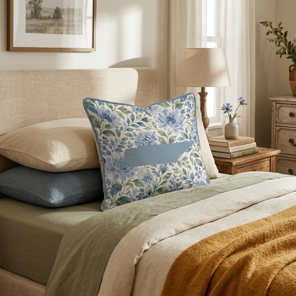 Floral Tennessee Throw Pillow - Hillcroft Home