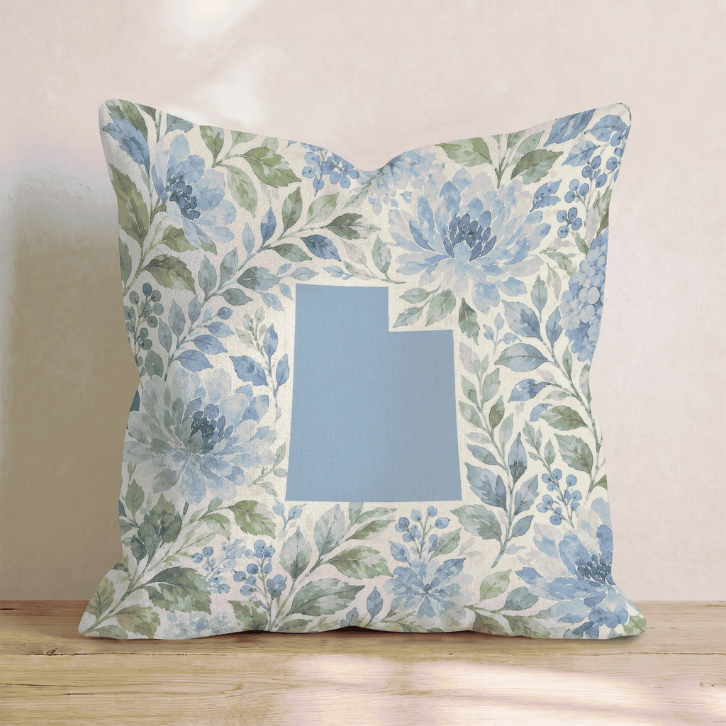 Floral Utah Throw Pillow - Hillcroft Home