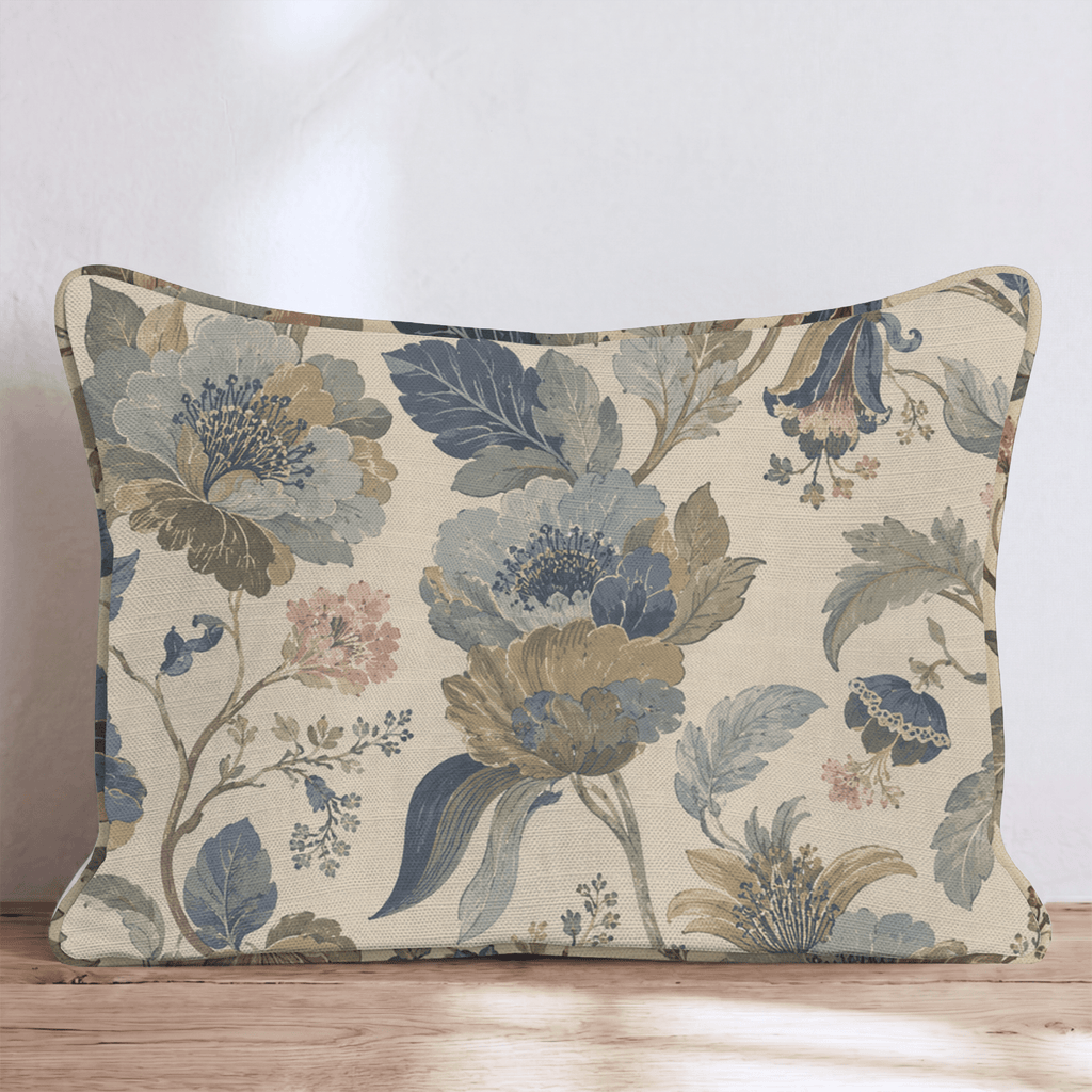 Floral & Vine Throw Pillow throw pillow - Hillcroft Home