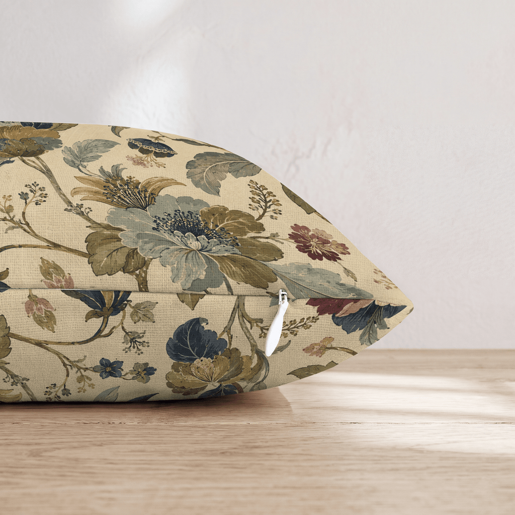 Floral & Vine Throw Pillow throw pillow - Hillcroft Home