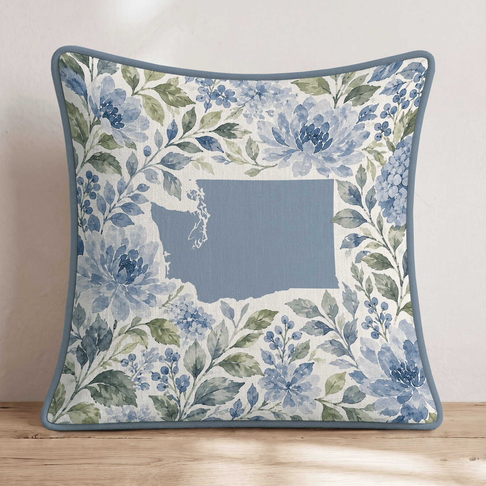 Floral Washington Throw Pillow - Hillcroft Home