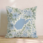Floral West Virginia Throw Pillow - Hillcroft Home