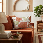 Florals In The Fall Throw Pillow - Hillcroft Home