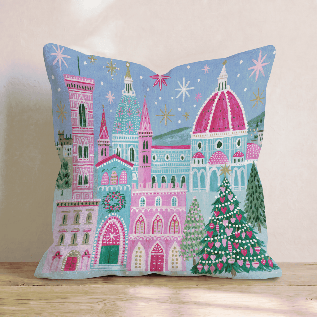 Florence Duomo Daylight Throw Pillow - Hillcroft Home
