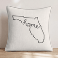 Florida Home Throw Pillow - Hillcroft Home
