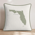 Florida State Capital Throw Pillow - Hillcroft Home