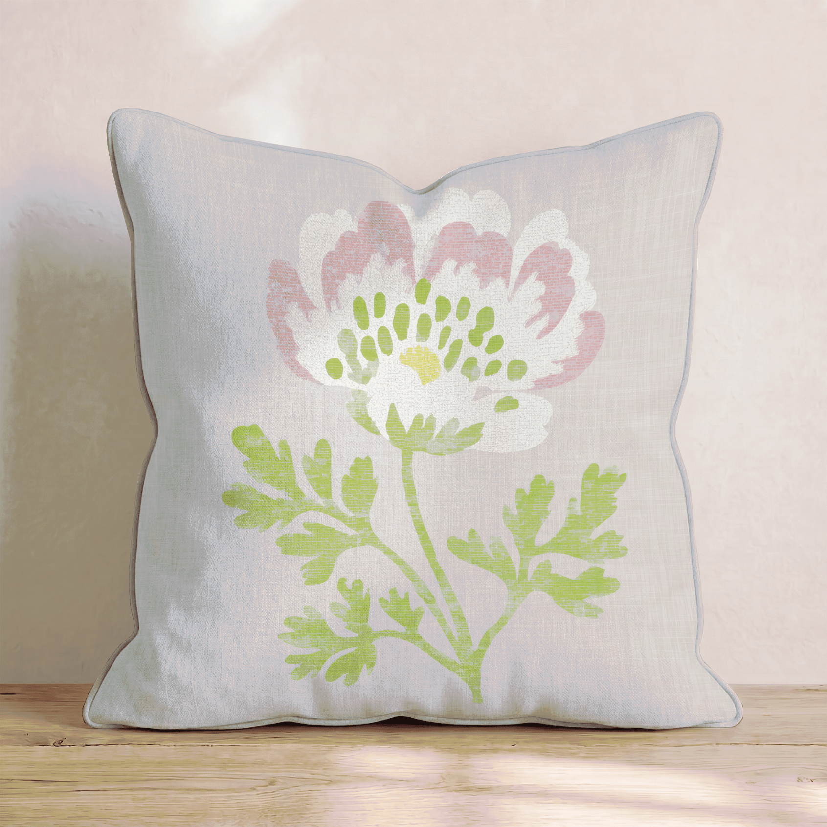 Flower for You Throw Pillow - Hillcroft Home