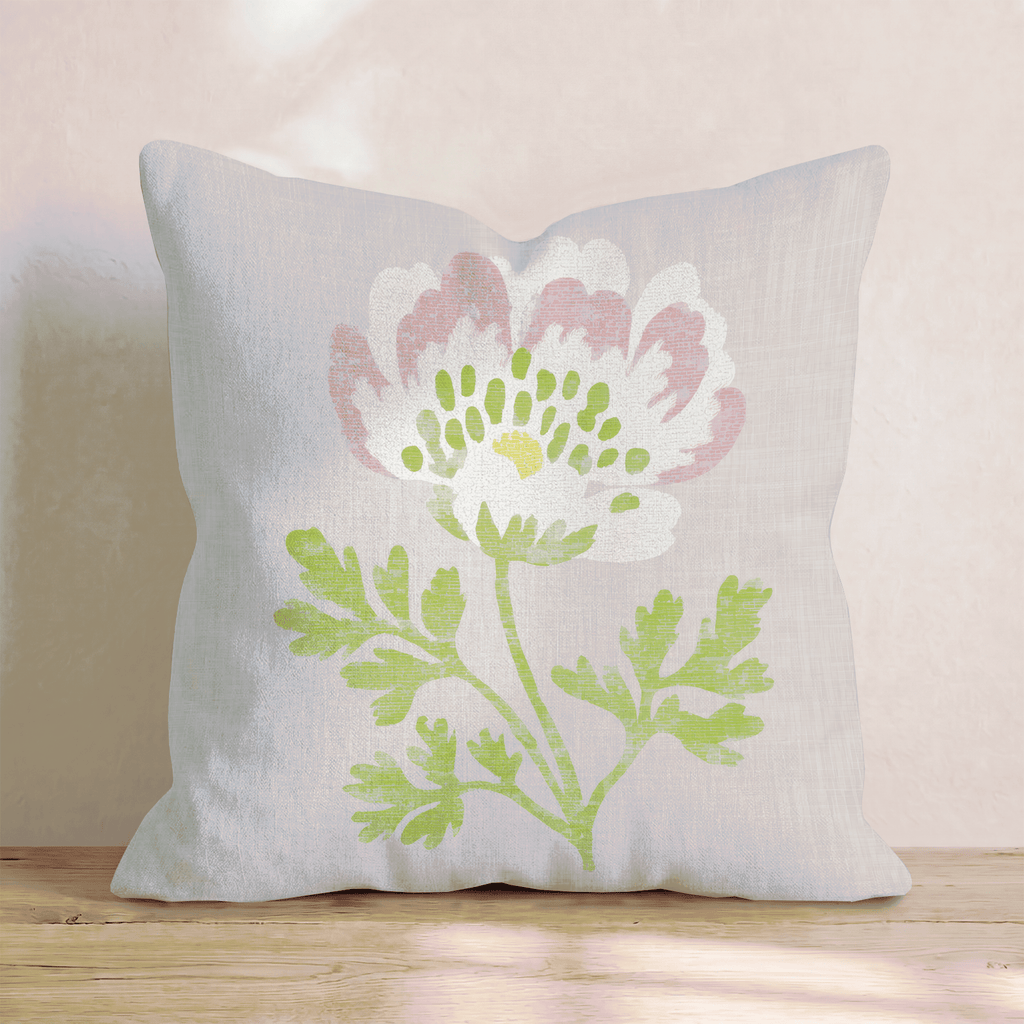 Flower for You Throw Pillow - Hillcroft Home