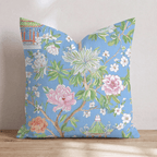 Flowers and Sunny Days Throw Pillow - Hillcroft Home