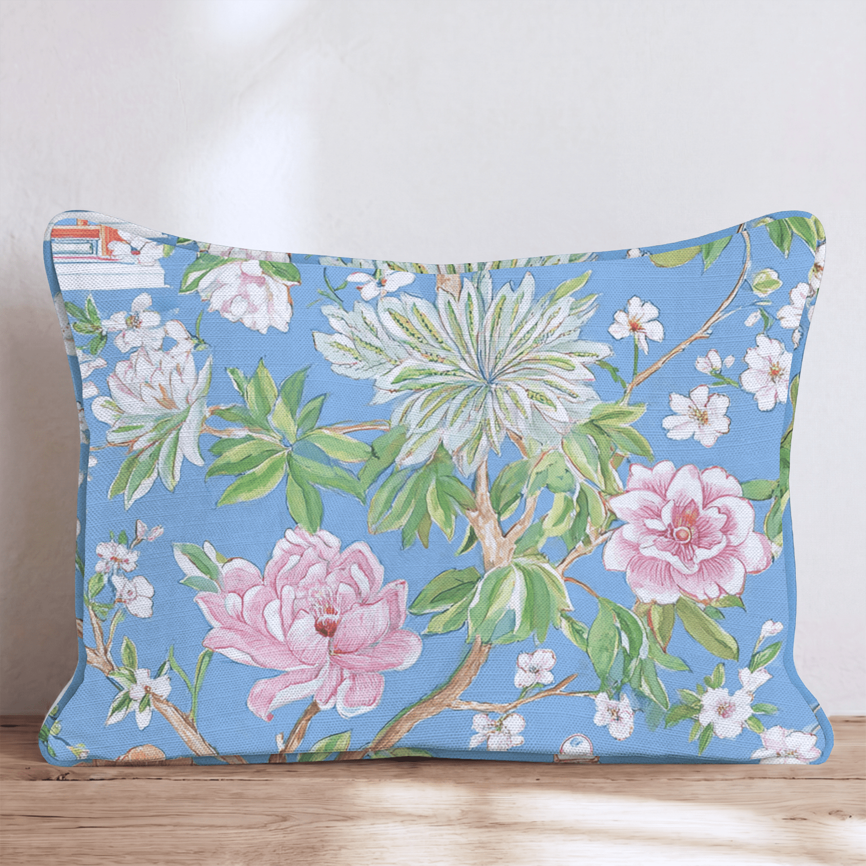 Flowers and Sunny Days Throw Pillow - Hillcroft Home