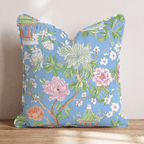 Flowers and Sunny Days Throw Pillow - Hillcroft Home