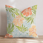 Flowers in the Breeze Throw Pillow - Hillcroft Home